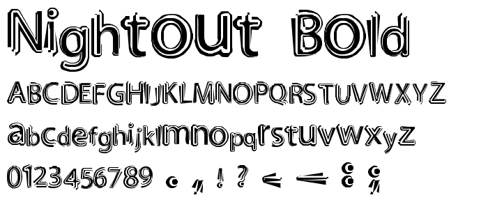 NightOut Bold font